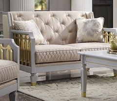 Acme Furniture House Marchese Loveseat in White 58866