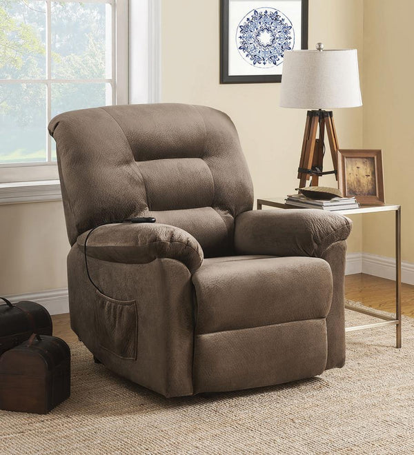 G601025 Casual Brown Sugar Power Lift Recliner