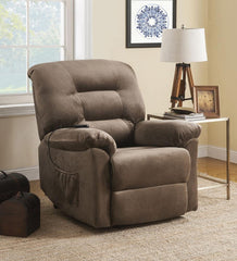 G601025 Casual Brown Sugar Power Lift Recliner