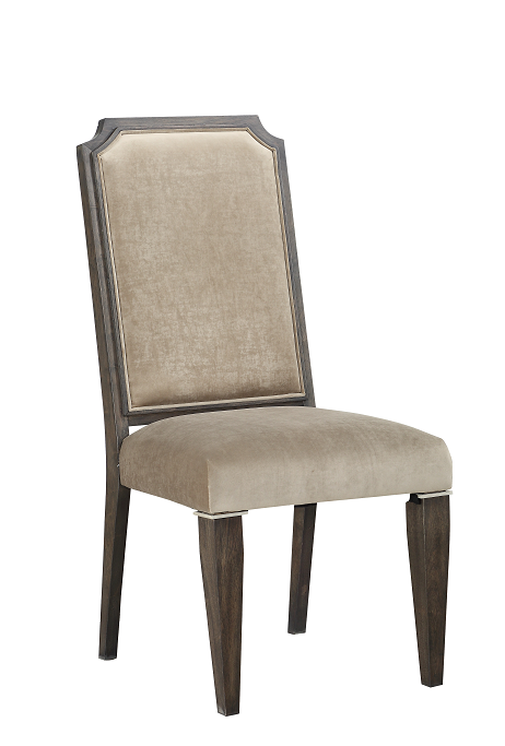 Peregrine Fabric & Walnut Side Chair
