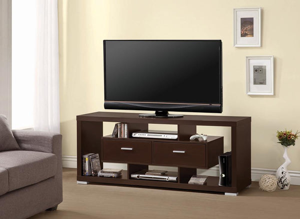 G700112 Transitional Cappuccino TV Console