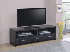 G700645 Contemporary Black Oak TV Console