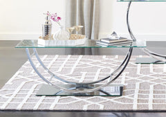 G704988 Contemporary Chrome Coffee Table
