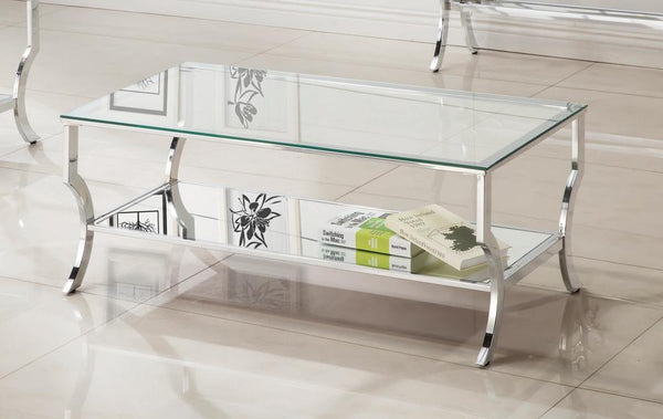 G720338 Contemporary Chrome Coffee Table