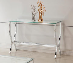 G720338 Contemporary Chrome Sofa Table