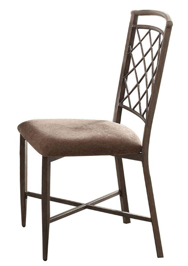 Acme Furniture Aldric Side Chair in Antique (Set of 2) 73002
