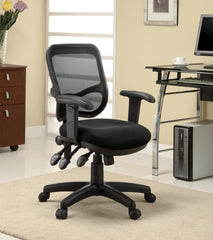 Transitional Black Office Chair