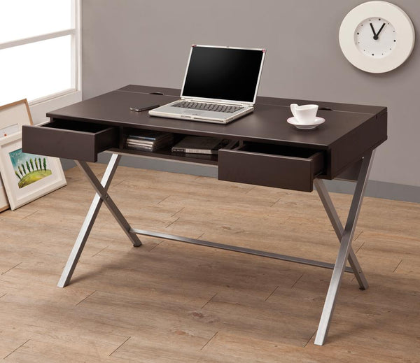 G800117 Contemporary Cappuccino Writing Desk
