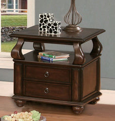 Acme Amado End Table in Espresso 80012