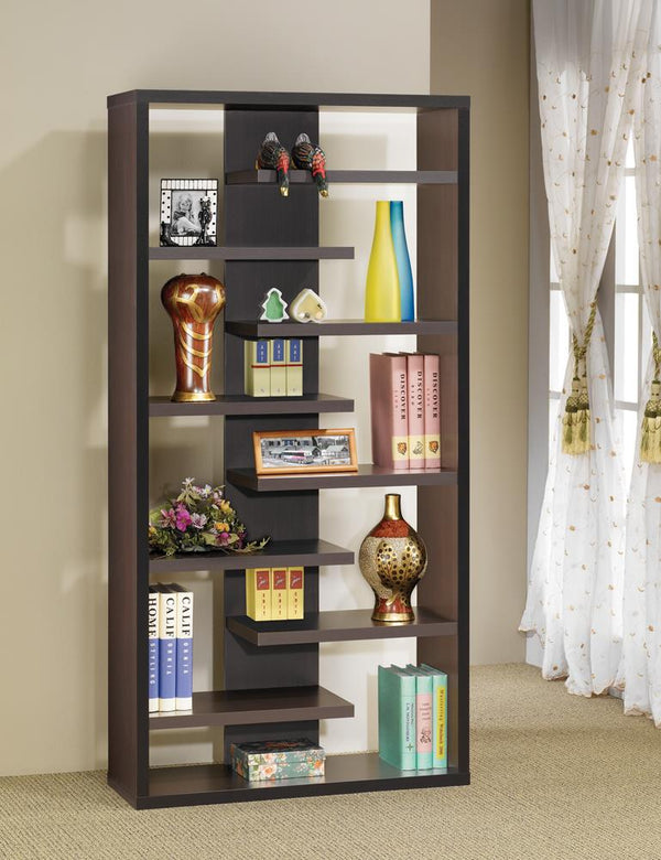 G800265 Casual Dark Cappuccino Bookcase