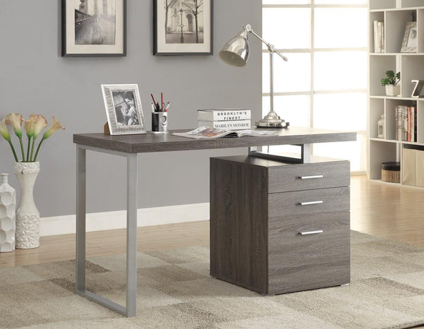 G800520 Contemporary Weathered Grey Writing Desk