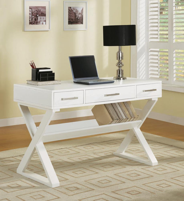 G800912 Casual White Writing Desk