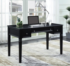 Transitional Black Writing Desk