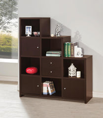 G801170 Contemporary Cappuccino Bookcase