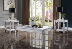 Acme Furniture House Marchese Coffee Table in Pearl Gray 88865