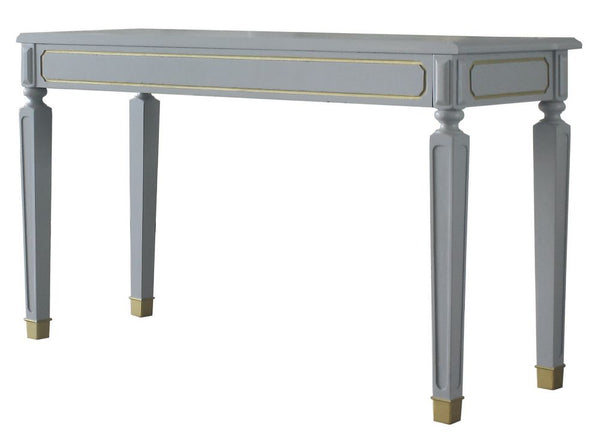 Acme Furniture House Marchese Sofa Table in Pearl Gray 88868