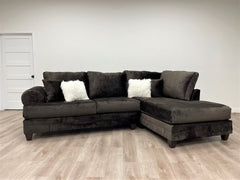 Groovy Chocolate RAF Chaise Sectional
