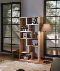 Mileta II Weathered Light Oak Bookshelf