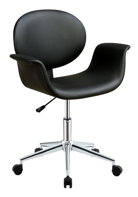 Camila Black PU Office Chair