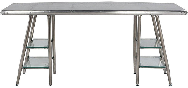 Acme Furniture Brancaster Desk in Aluminum 92790