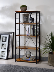 Jurgen Oak & Black Bookshelf