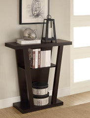 Cappuccino Accent Console Table