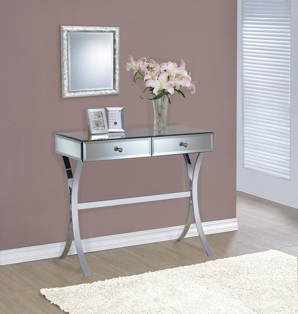 G950355 Contemporary Mirrored Console Table