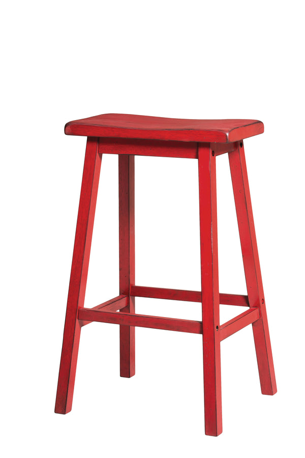 Gaucho Antique Red Bar Stool