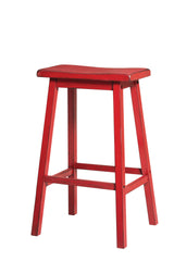 Gaucho Antique Red Bar Stool