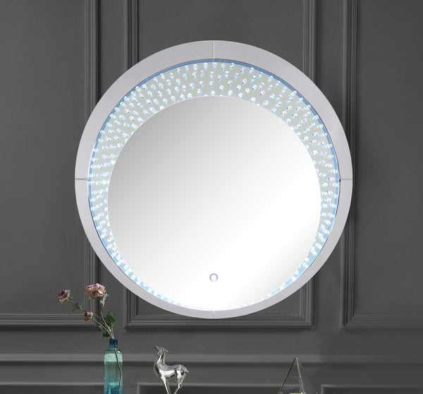 Nysa Mirrored & Faux Crystals Wall Decor (LED)