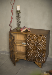 Halo Walnut Console Table