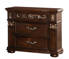Aspen 6Pc Traditional Bedroom Set in Cherry Finish by Cosmos Furniture