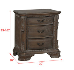 Sheffield Antique Gray Upholstered Panel Bedroom Set