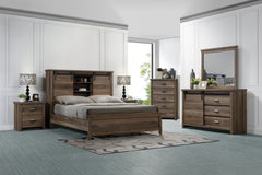 Calhoun Brown Bookcase Panel Bedroom Set