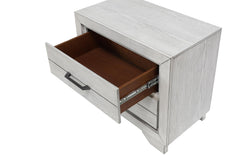 White Sands Chalk Platform Bedroom Set