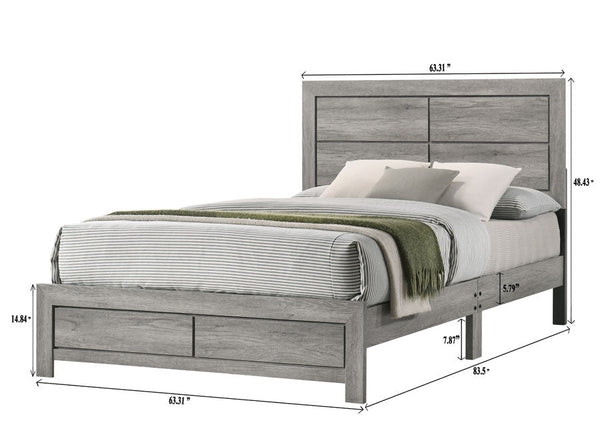 Hopkins Driftwood Platform Bedroom Set