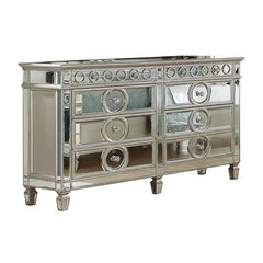 Brooklyn 6Pc Modern Bedroom Set in Silver Finish by Cosmos Furniture