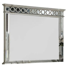 Brooklyn 6Pc Modern Bedroom Set in Silver Finish by Cosmos Furniture