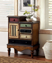 NECHE Multi/Antique Walnut Accent Chest