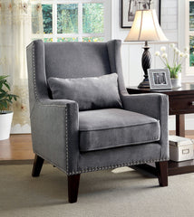 TOMAR Gray Accent Chair