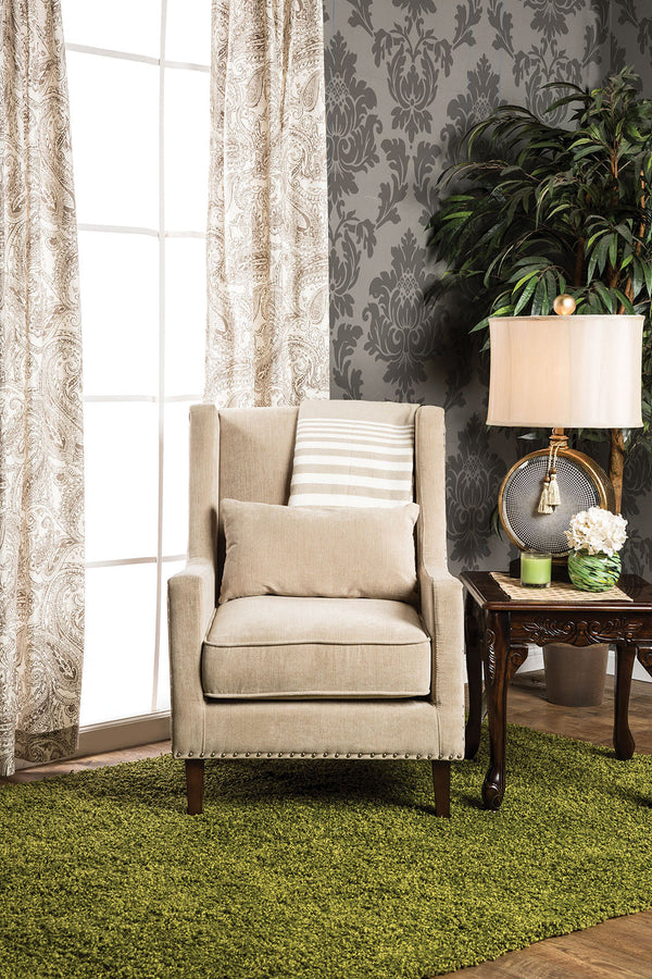 TOMAR Ivory Accent Chair