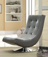 Trinidad Gray Swivel Accent Chair