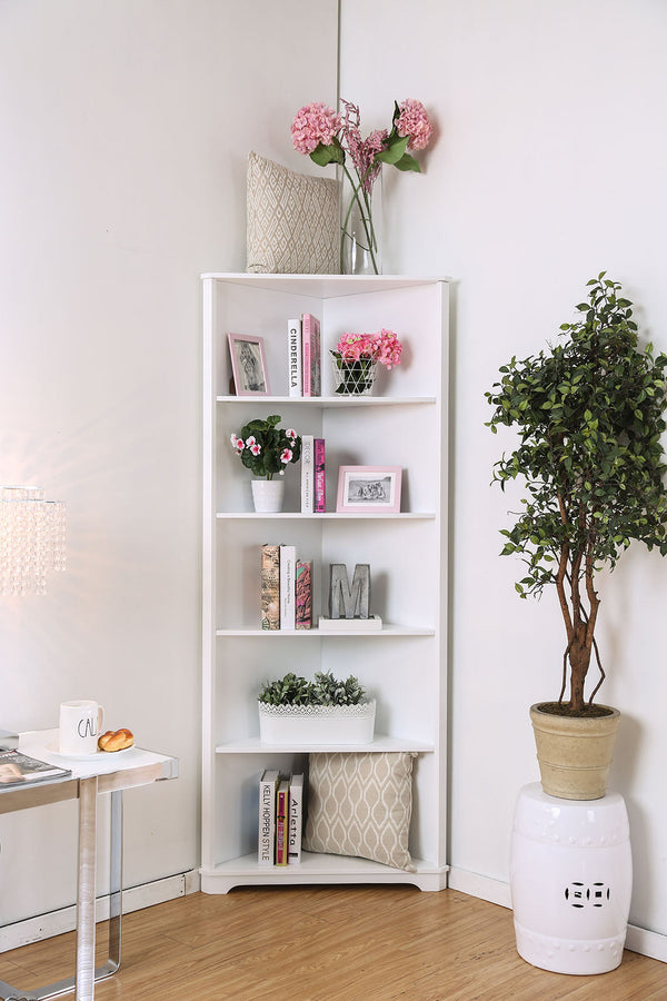 Rockwall White Bookshelf