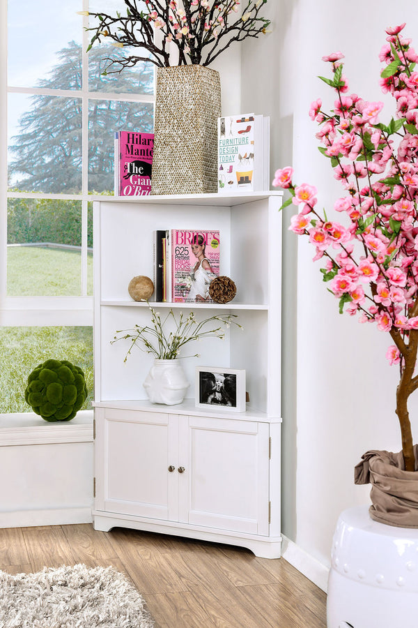 Cavan White Bookshelf