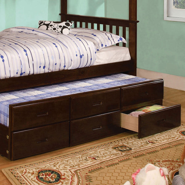 University I Dark Walnut Trundle (3 Drawers)