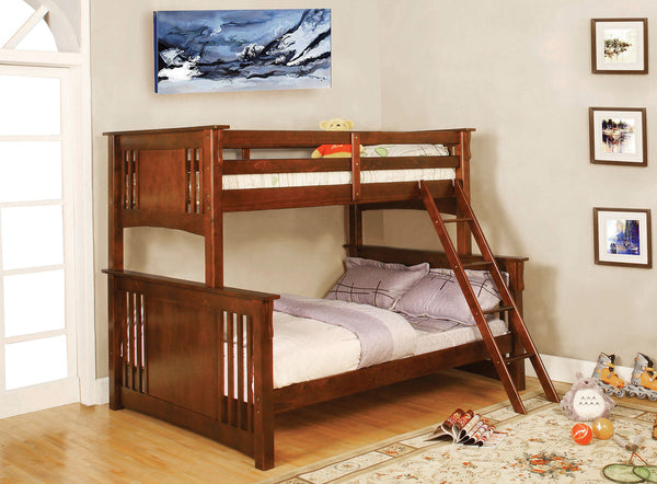 Spring Creek Oak Twin/Full Bunk Bed