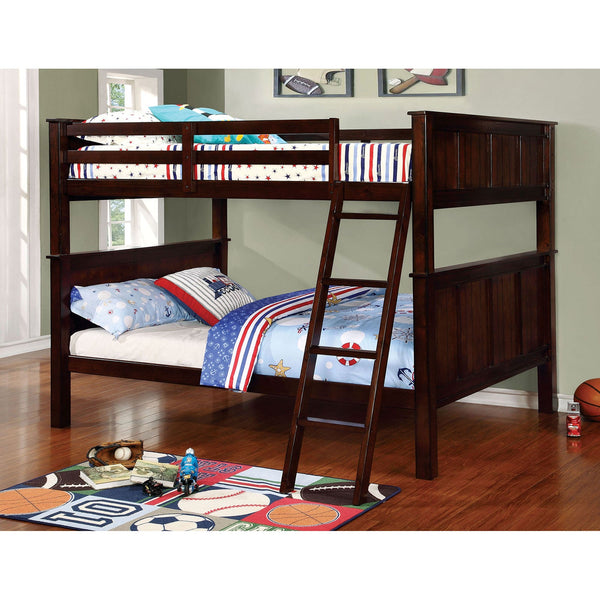 GRACIE Dark Walnut Full/Full Bunk Bed