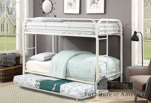 Opal White Twin/Twin Bunk Bed