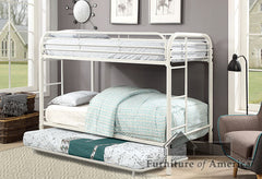 Opal White Twin/Twin Bunk Bed