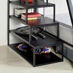 Clifton Silver/Gun Metal Storage Ladder